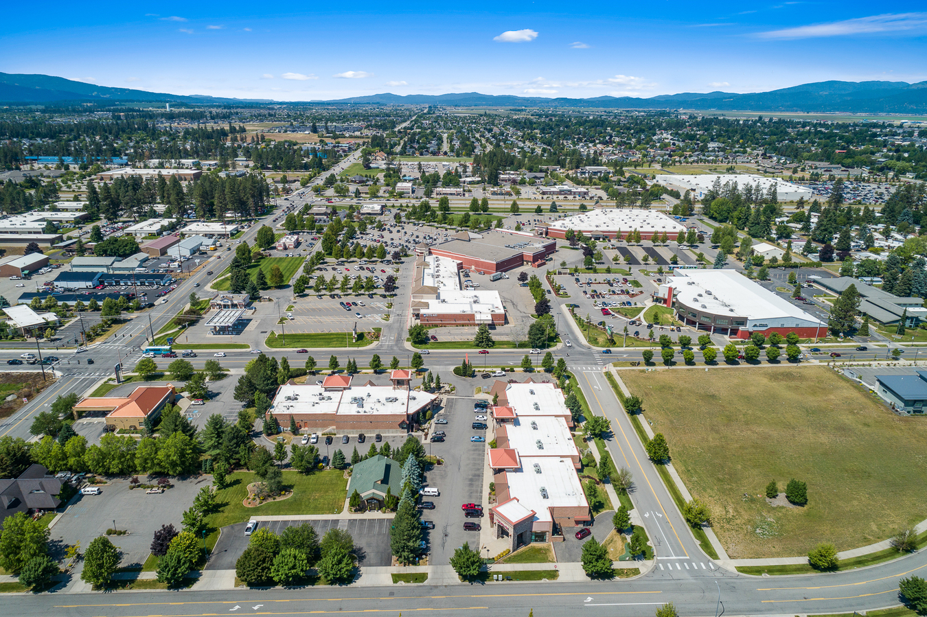 Aerial View Looking West