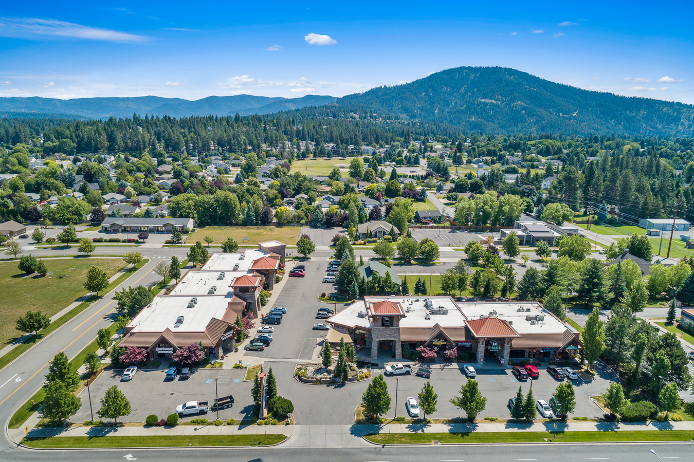 Aerial View Looking East towards Hayden Lake